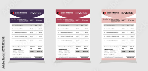 Business payment Cash memo invoice 05