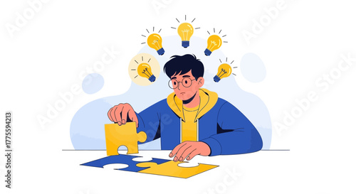 Conceptualizing Innovation: A Young Mind Finding a Solution to Complex Puzzles Successfully