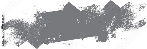 Black ink smudge texture for artistic overlay and typography design. Rough ink splash and paint stroke background for grunge compositions. 