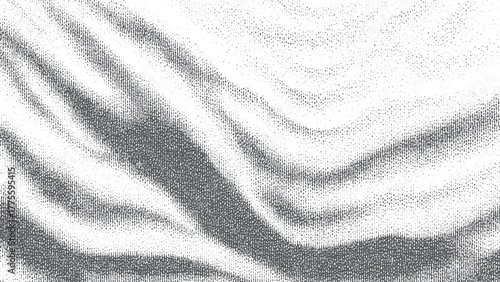 Grunge black splatter and powder burst on clean white background. Abstract drape grain texture with water and dust splash overlay. 