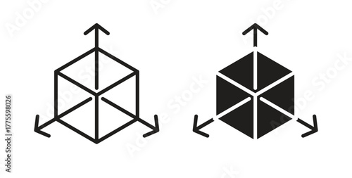 Bim icon. filled flat sign for mobile concept and web design