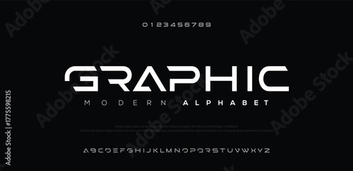 Creative style alphabet. Thin segment line font, minimalist type for modern futuristic logo, elegant monogram, digital device and hud graphic. Minimal style letters, vector typography design.	
