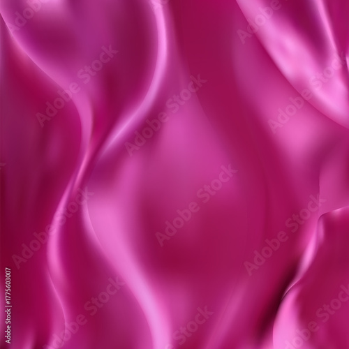 Abstract background texture vector crumpled fabric cloth or liquid waves of folds idea design pink. eps 10