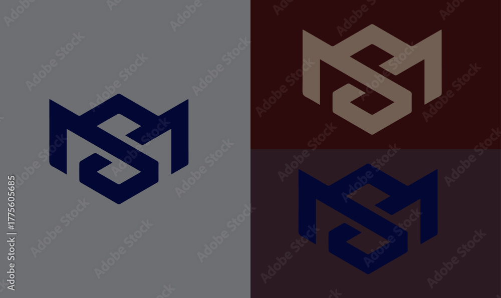 Obraz premium Modern Minimalist Logo DesignCreative Brand Identity LogoProfessional Business Logo ConceptClean and Elegant Logo Design TemplateAbstract Geometric Logo for BrandingSimple Modern Logo Design