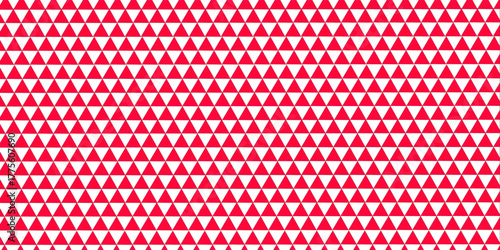 Red and white diagonal gingham or vichy pattern. Textile design. Traditional tablecloth, picnic plaid, basket napkin, towel or handkerchief print. Checkered background. Vector flat illustration.