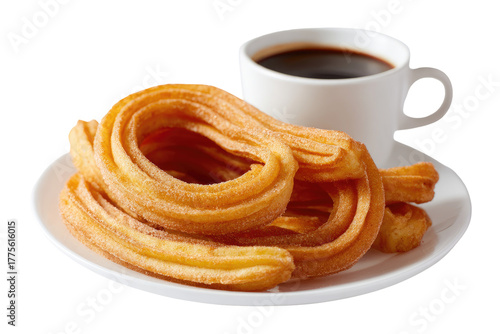 Crispy churros with a cup of coffee (1)