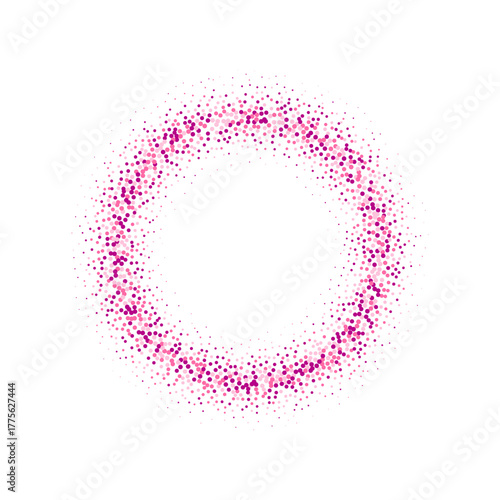 color flash flies in a circle in a glowing ring, shiny rotation effect with sparks. eps 10
