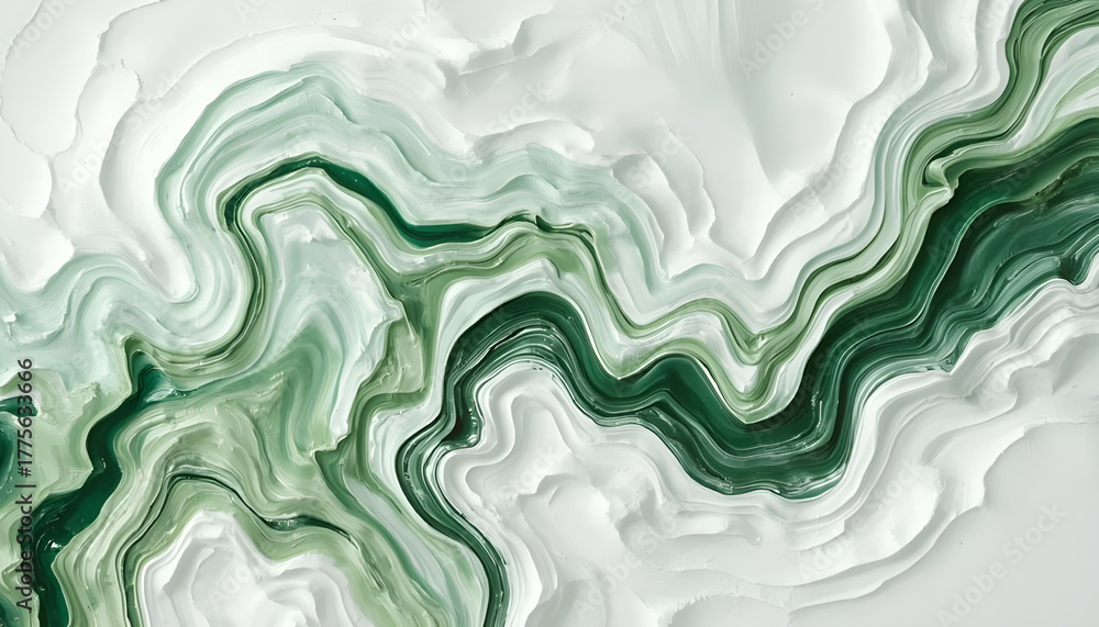 Fototapeta premium green white abstract background