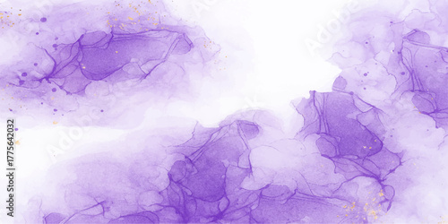 Abstract pink and blue smoke texture flowing on a white backdrop with ligh