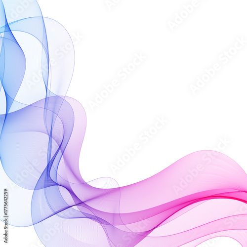 abstract vector wave of red color. eps 10