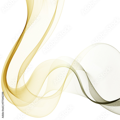 Color abstract wave. vector curved lines. eps 10