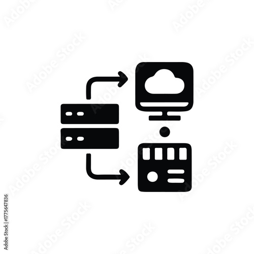 Mobile phone vector icon symbol set for business web design illustration