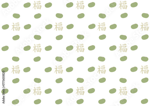 節分 福豆の背景イラスト