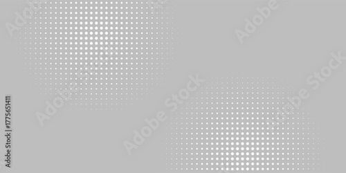 Set of halftone dots gradient pattern texture isolated on white background. Straight dotted spots using halftone circle dot raster texture. Vector blot half tone collection.