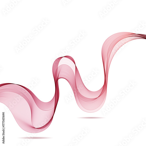 Abstract pink vector wave. background for presentation. advertising banner. eps 10