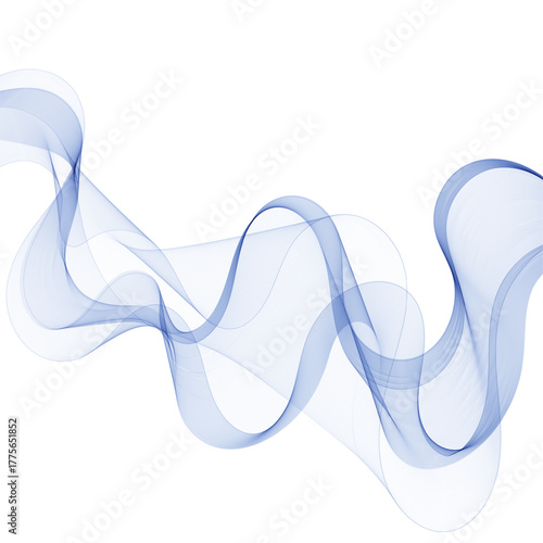 Abstract background with blue waves. Vector illustration. eps 10
