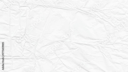 crumpled paper texture. Paper texture background, Crumpled paper. White creased paper.