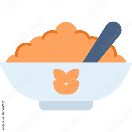 Cereals vector icon. Food and beverage icon flat style. perfect use for logo, presentation, website, and more. modern icon design color style