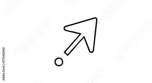 Lightweight indicator outline icon vector
