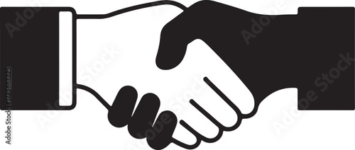 Hand Shake outline Clip Art, Hand shake Free hands and gestures icons, Handshake Vector Art
