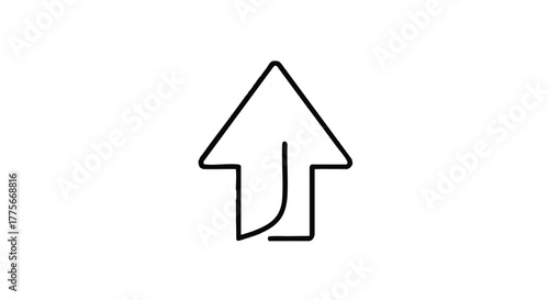 Lightweight indicator outline icon vector