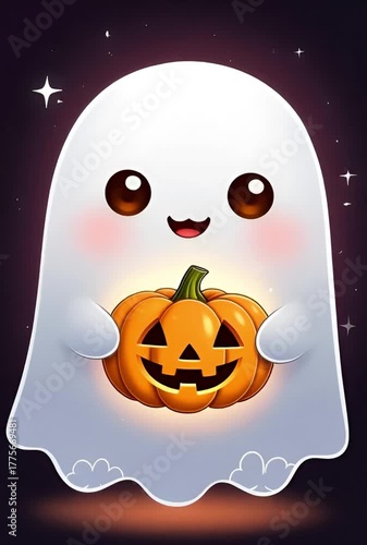 halloween pumpkin with bats