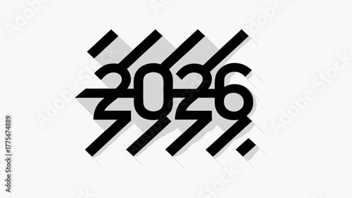 A conceptual Sale design with black and white text 2026