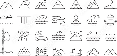 Abstract geometric composition with bold color accents and typographic elements