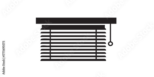 Window blind icon vector