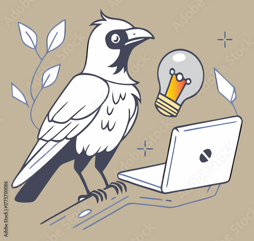 Brutal contemporary figure star oval spiral flower and other primitive elements