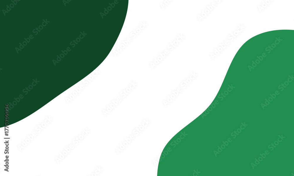 Fototapeta premium Abstract green background with flowing lines and wave pattern design