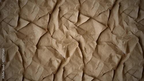 Wallpaper Mural Crumpled Brown Kraft Paper Texture Background Seamless Looping Animation High Resolution Torontodigital.ca