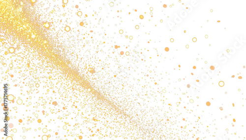 Festive gold sparkle dust PNG transparent overlay effect