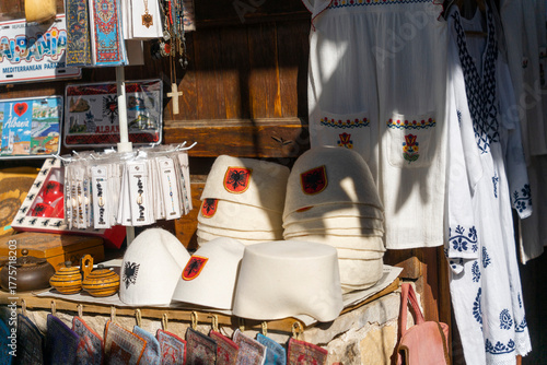 Albania traditional folk market, 