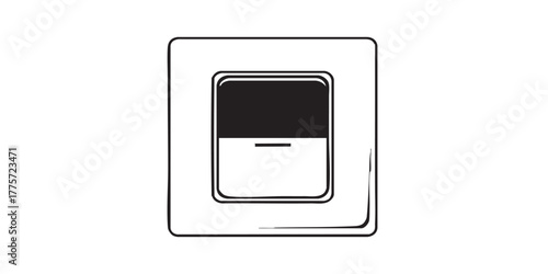 light switch icon vector