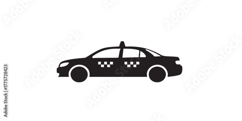 taxi cab icon vector