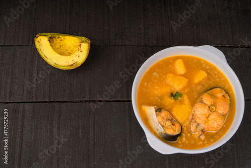 Sancocho soup typical Colombian food