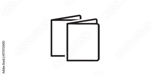 wedding ceremony program duplicate icon vector