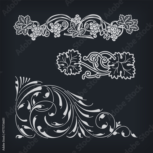 Decorative element. Vector.