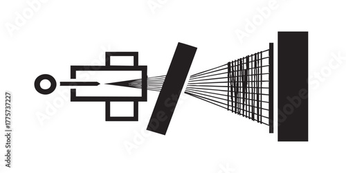 spectrometer icon vector
