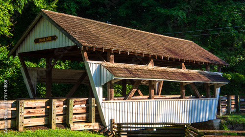 Rock Mill Covered Bridge in Fairfield County, Ohio - 4
