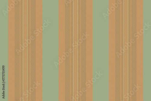 Earthy vertical stripe pattern in subdued greens  browns. Classic textile design for backgrounds, fabrics, interiors or creative projects. A retro, textured feel.