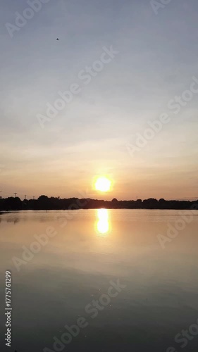 sunrise in the mangrove forest