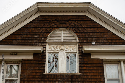 Historical Wood Shingled Building in Old Wethersfield, Connecticut, New England