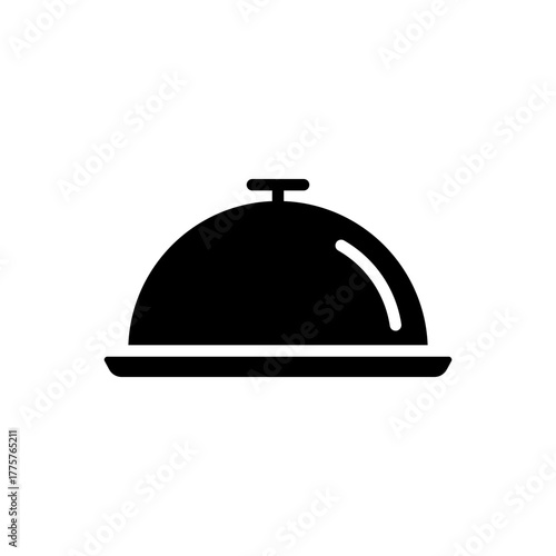 Food tray flat icon canteen cafeteria serving meal
