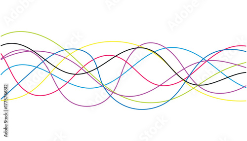 Color Interference of Harmonic Wave Layers