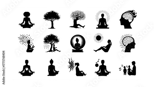 Inner World and Mental Exploration - Silhouettes of Mind, Creativity, and Consciousness