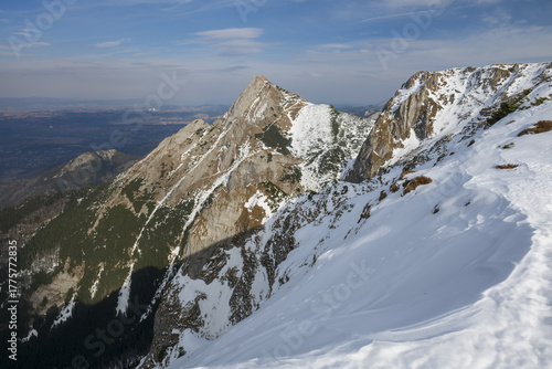 Mountains covered with snow
