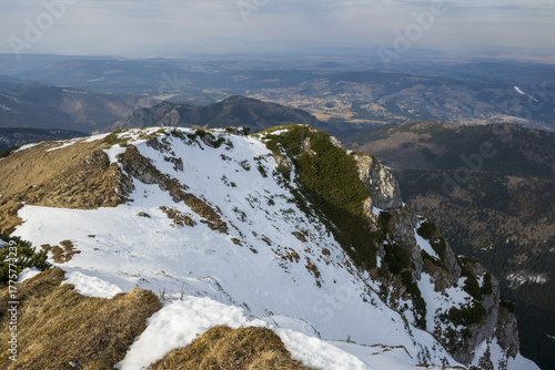 Mountains covered with snow
