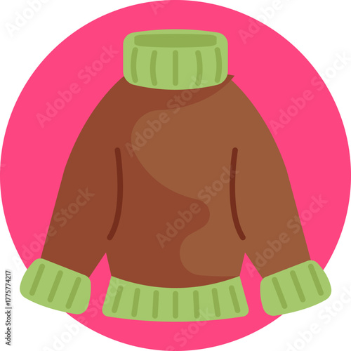 Cozy casual sweater designed for layering during fall.